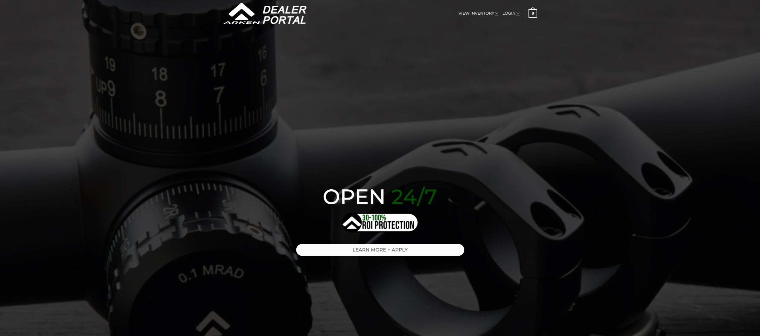 arken optics dealer portal