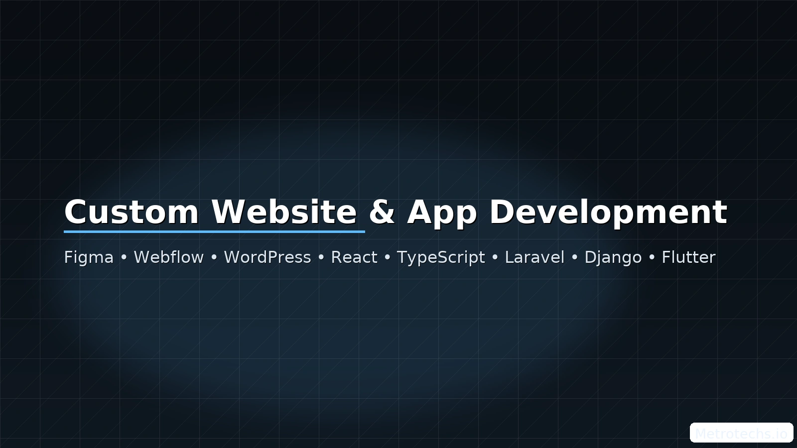 custom website and applicationo development dfw tx
