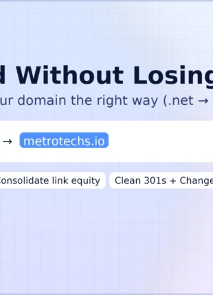 metrotechs domain migration banner oneline