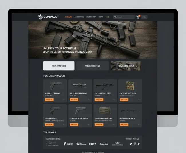 E-Commerce Built for Firearms and Accessories