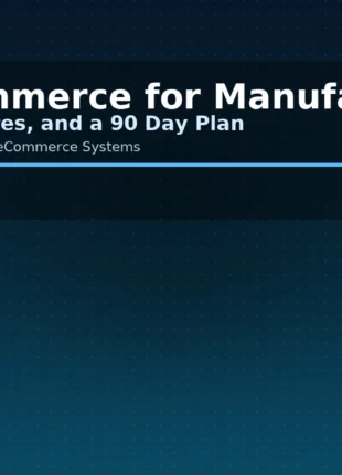 b2b ecommerce for manufacturers